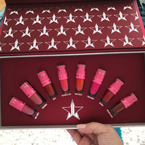 😍SALE!! NIB Jeffree Star Blood Sugar Mini Reds&Pinks!😍 - Picture 4 of 4